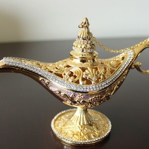 Aladdin's Magic Genie Lamp, Aladdin Censer, Aladdin Oil Lamp