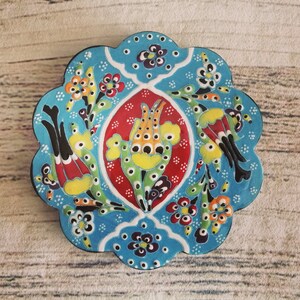 Handmade Decorative Ceramic Trivet Hot Plate 7&quot;, Tile Trivet, Ceramic Coaster, Pot Trivet, Kitchen Table Trivet, Handmade Ceramic Trivet,
