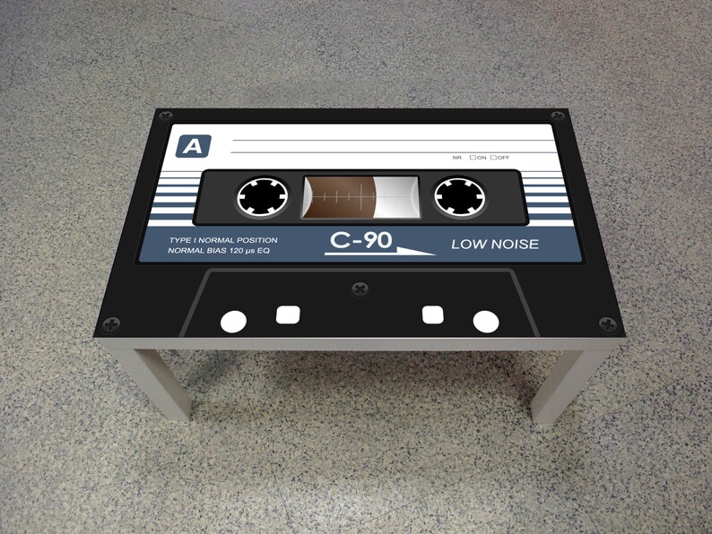 Cassette Coffee Table Cassette Tape Coffee Table Music Etsy