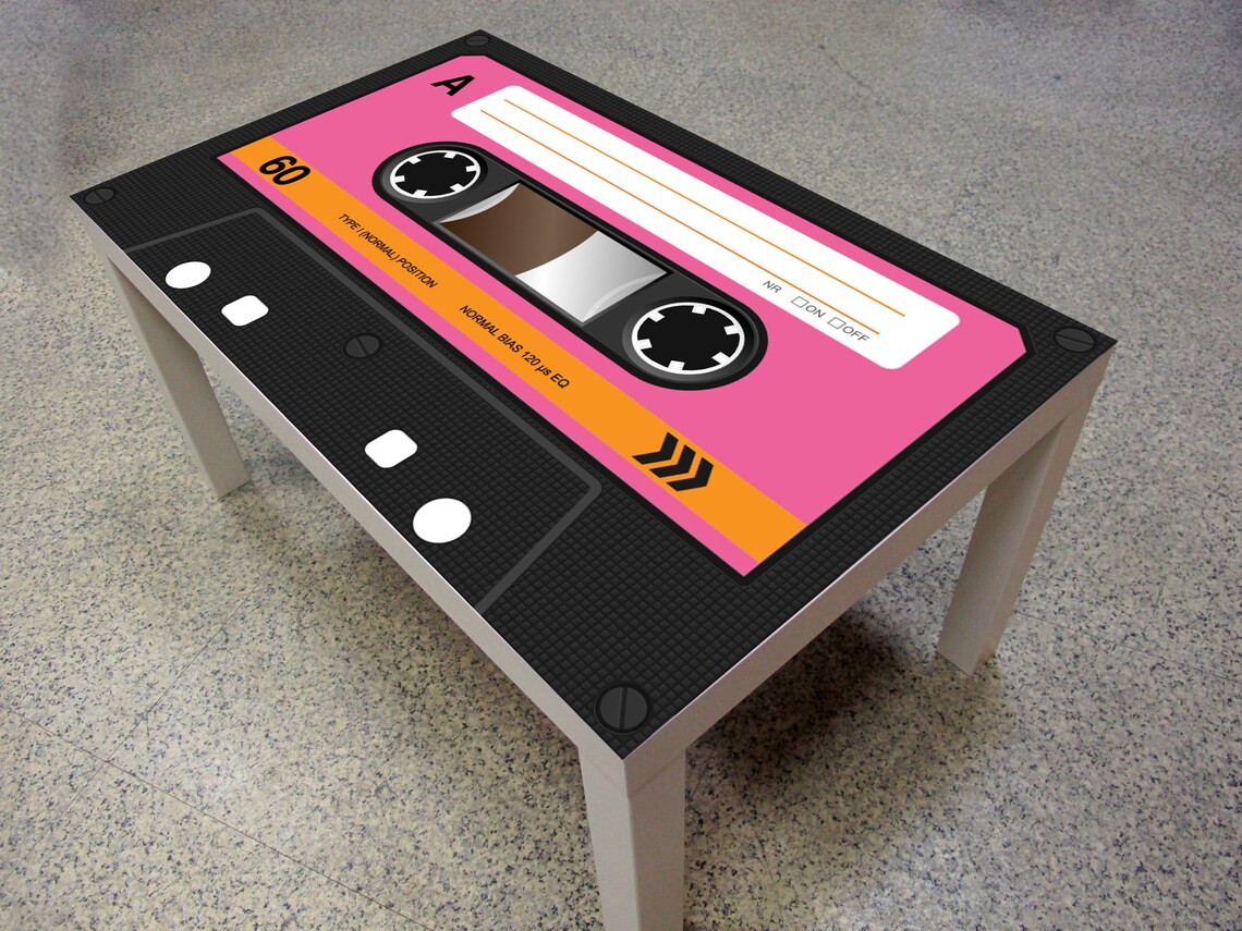Cassette Coffee Table Cassette Tape Coffee Table Music Etsy
