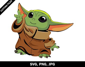 Download Baby Yoda Vector Etsy
