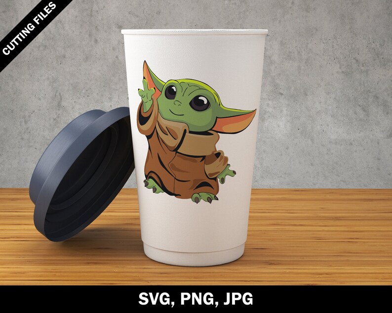 Download Baby Yoda Svg Star Wars Yoda Clipart Baby Alien Vector Yoda | Etsy