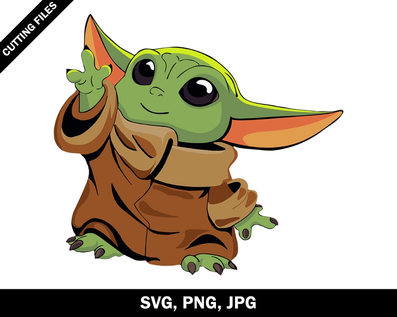 Free Free 223 Svg Clipart Baby Yoda Silhouette SVG PNG EPS DXF File