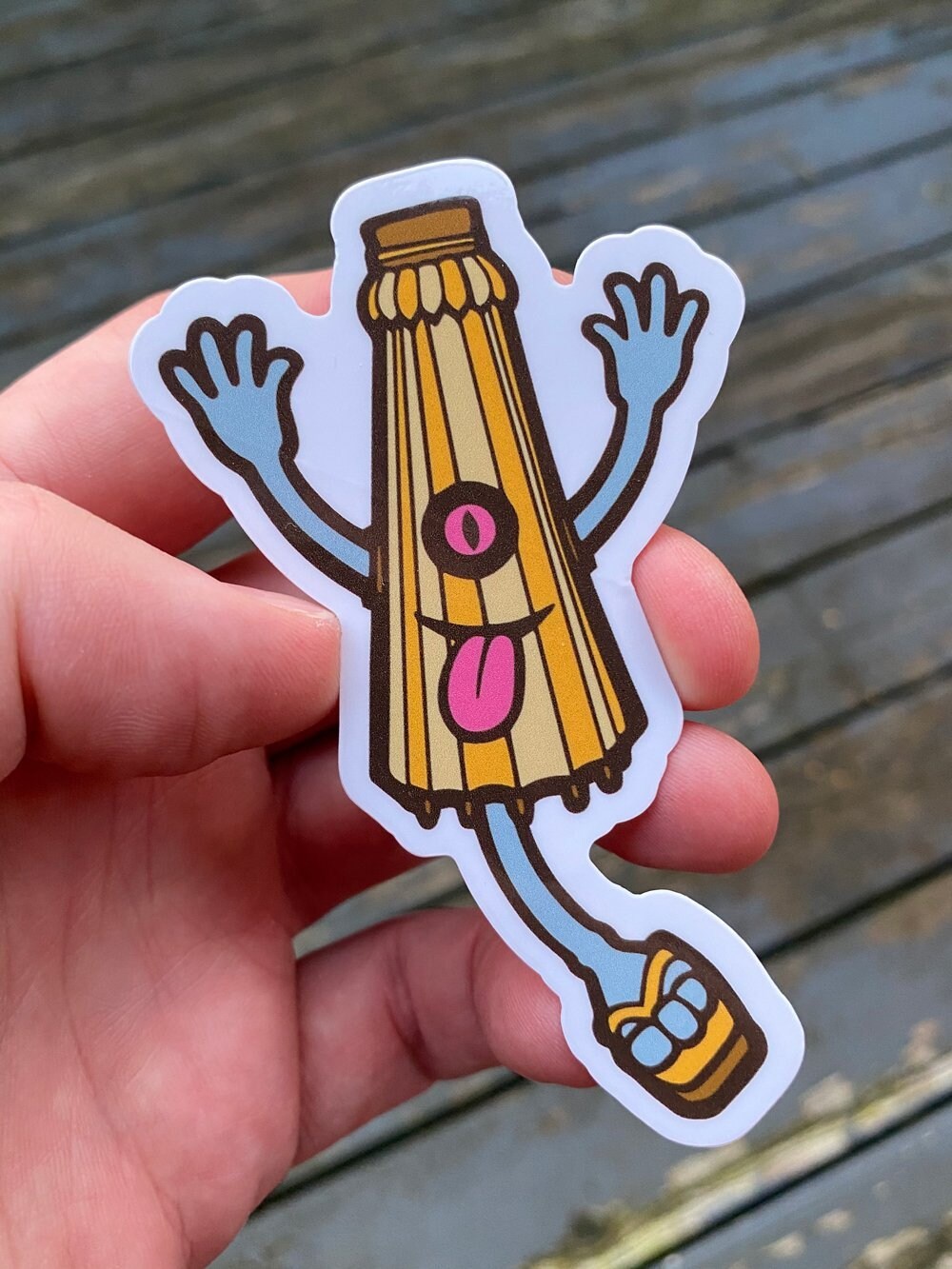 Kasa Obake Vinyl Sticker | for Water Bottle & Laptop | Waterproof ...