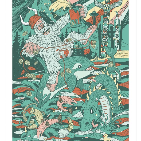 Pacific Northwest Giclée Print