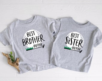 Hole in One Birthday Shirt, 1st Golfing Birthday, Hole-in-One Party, Golf 1st Birthday Shirt, Best Brother By Par Shirt, Best Sister By Par