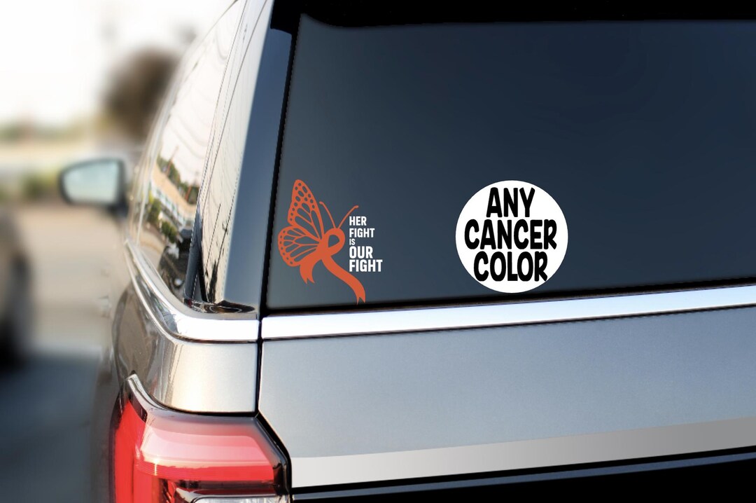 His/her Fight is Our Fight, Car Window Decal, Car Window Sticker, All ...