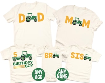Tractor Birthday Shirt, Farm Birthday Shirt, Plow and Play Birthday Shirt, John Deere Green Inspired Birthday Shirt, Tractor Wagon Birthday