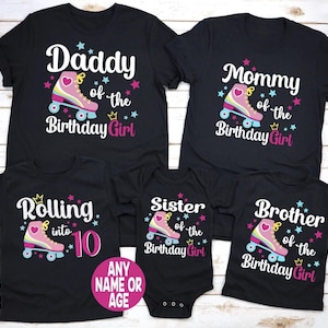 Rolling Into Birthday Shirt, Skating Birthday Shirt, Roller Skate Birthday Shirt, Let&#39;s Roll Birthday Shirt, Roller Skating Birthday Shirt