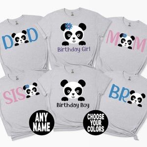 Panda Birthday Shirt, Panda Party Shirt, Panda Birthday Party, Panda Family Shirts, Panda Birthday Party Matching Shirts