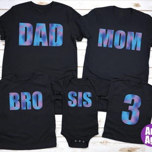Mermaid Birthday Family Shirts: Under the Sea Party