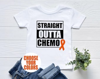 Straight Outta Chemo Shirt, No More Chemo Shirt, Childhood Cancer Shirt, Leukemia Shirt,Lymphoma Shirt, Cancer Shirt, End Of Treatment Shirt