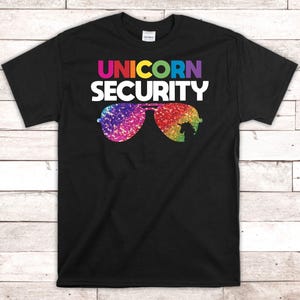 Unicorn Security Shirt, Unicorn Birthday Shirt, Unicorn Birthday Family Shirts, Unicorn Party Security Shirt, Rainbow Unicorn Birthday Shirt