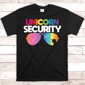 Unicorn Security Shirt, Unicorn Birthday Shirt, Unicorn Birthday Family Shirts, Unicorn Party Security Shirt, Rainbow Unicorn Birthday Shirt