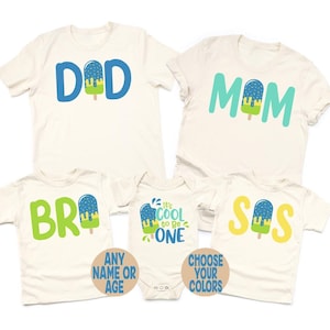 Es ist cool, Geburtstag Shirt, Eis am Stiel Geburtstag Shirt, Eis Geburtstag Shirt, Eis Party, Passende Familie Geburtstag Shirt zu sein