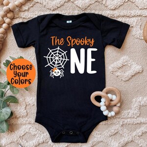 The Spooky One Birthday Shirt, 1st Birthday Shirt, Halloween Birthday Shirt, 1st Halloween Birthday Shirt, 1st Spooky Birthday Shirt