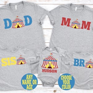 Circus Birthday Shirt, Carnival Birthday Shirt, Fair Birthday Shirt, Cirque Birthday Shirt, Big Top Birthday Shirt