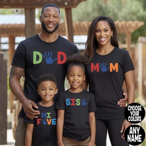 Hi Five Birthday Shirt, 5th Birthday Shirt, Hi 5 Birthday Shirt, Hi 5 Family Birthday Shirts, Hi 5 Brother, Hi 5 Sister, Hi 5 Mom, Hi 5 Dad