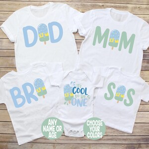 Es ist cool, Geburtstag Shirt, Eis am Stiel Geburtstag Shirt, Eis Geburtstag Shirt, Eis Party, Passende Familie Geburtstag Shirt zu sein