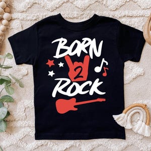 Rockstar 2nd Birthday Shirt: Rock N Roll Party Outfit