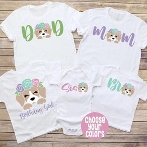 Puppy Birthday Shirt, Dog Birthday Shirt, Birthday Girl Shirt, Puppy Dog Birthday Shirt, Puppy Dog Birthday Girl, Girl Birthday