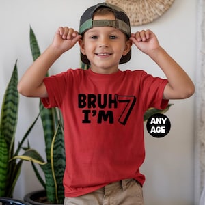 Bruh Birthday Shirt, Birthday Dude Shirt, Boy Birthday Shirt, Funny Boys Birthday Shirt, Teen Birthday Shirt, Slang Birthday Shirt, Bro