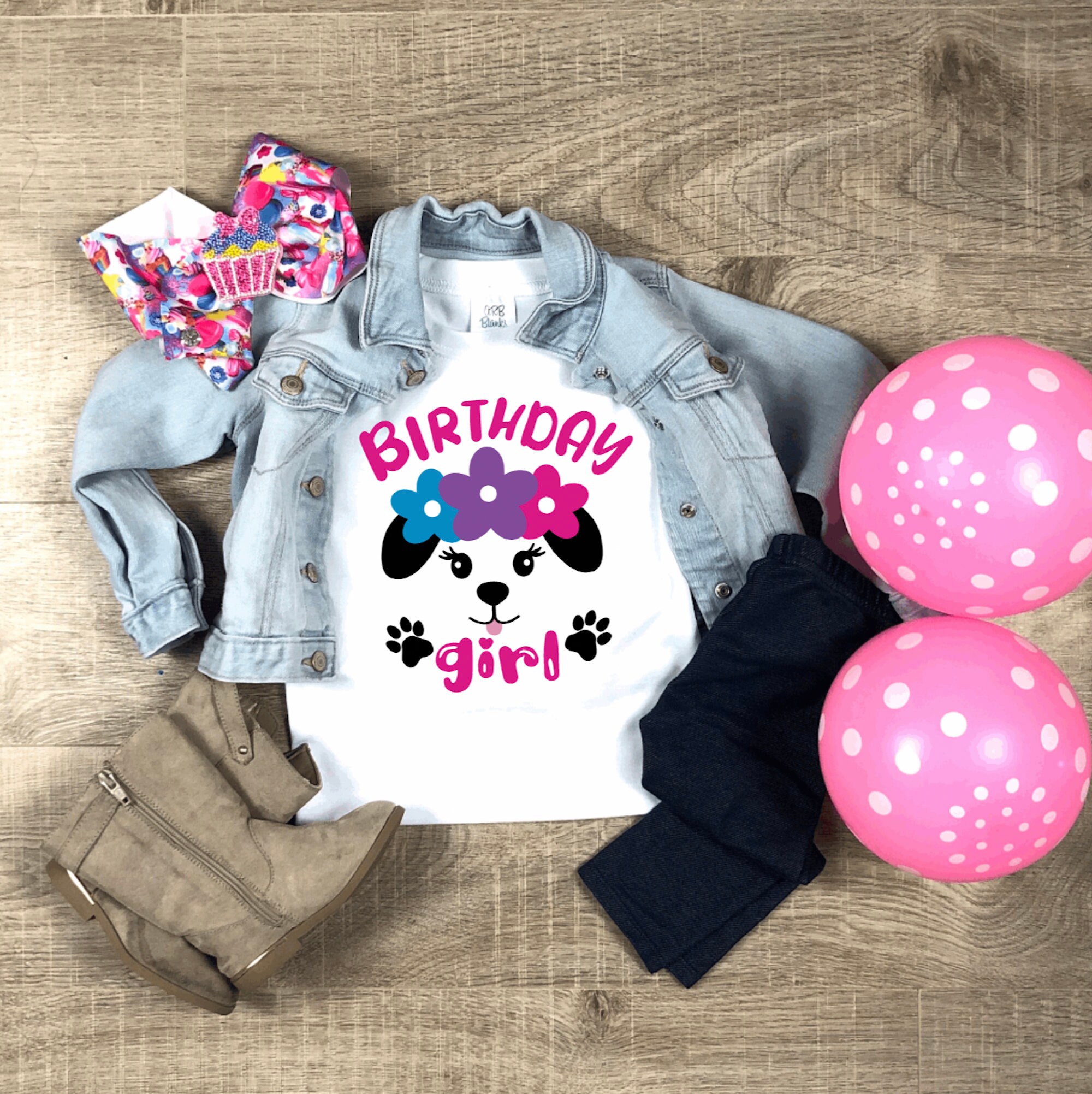 Puppy Birthday Shirt Dog Birthday Shirt Birthday Girl Shirt Etsy