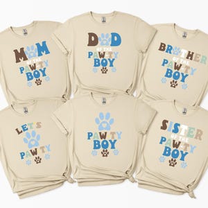Puppy Dog Family Birthday Shirts, Mom Puppy Dog Shirt, Dad Puppy Dog Shirt, Brother Puppy Dog Shirt, Sister Puppy Dog Shirt