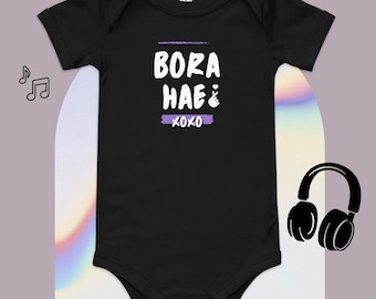 BTS Baby, BTS Army, BORAHAE, I Purple You, Korean Love Kpop, Baby Gift, Newborn Gift, Pregnancy announcement,