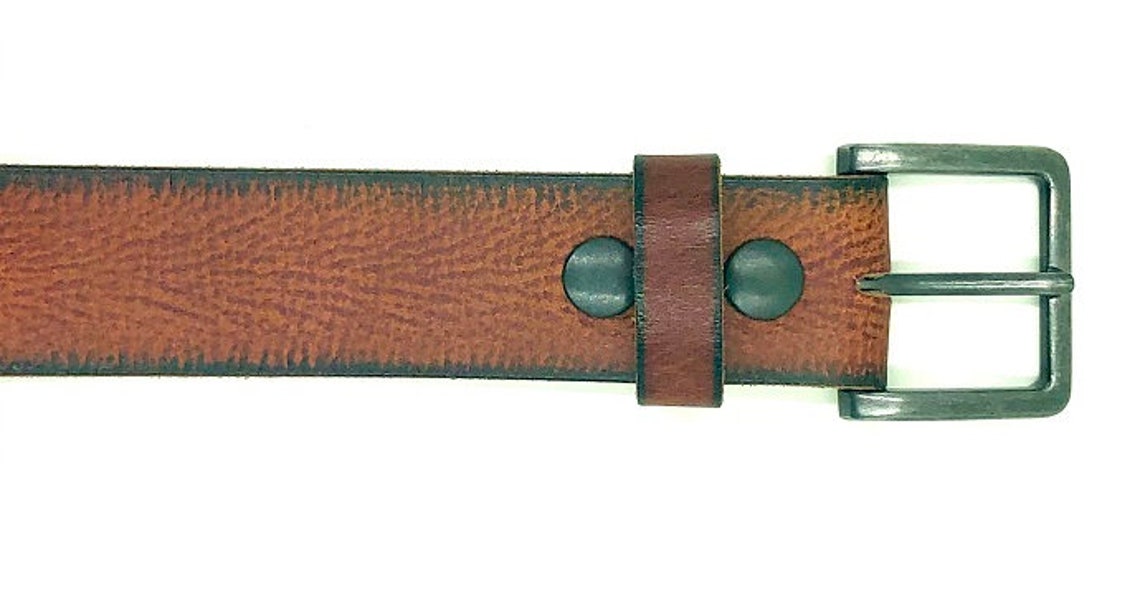 Genuine Leather Removable Buckle Snaps Heavy Duty Worker made Etsy