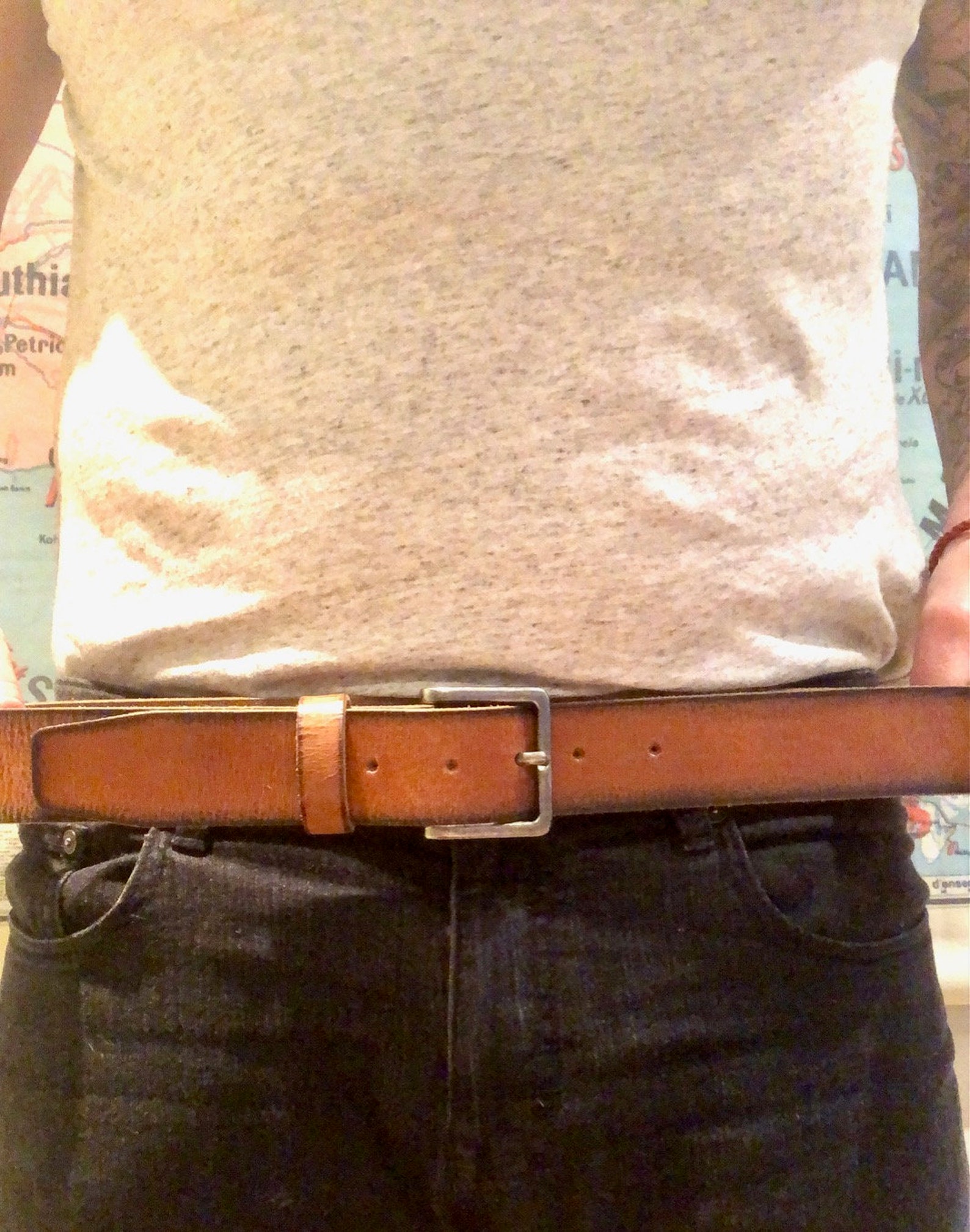 removable buckle belt