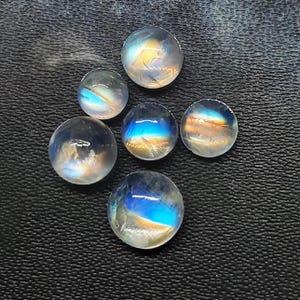 stunning Rainbow Moonstone Cabochons Lot Jewelry Making Supply jewelry designs with our stunning Rainbow Moonstone Lot 5 Pieces