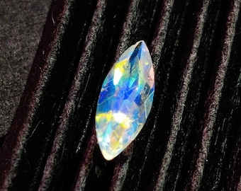 Rainbow Labradorite (Andesine)  Multi Color  (Magic Marquise) Sparkling Stone Very Very Rare Quality 0.67 carat. No Treatment 100% Natural
