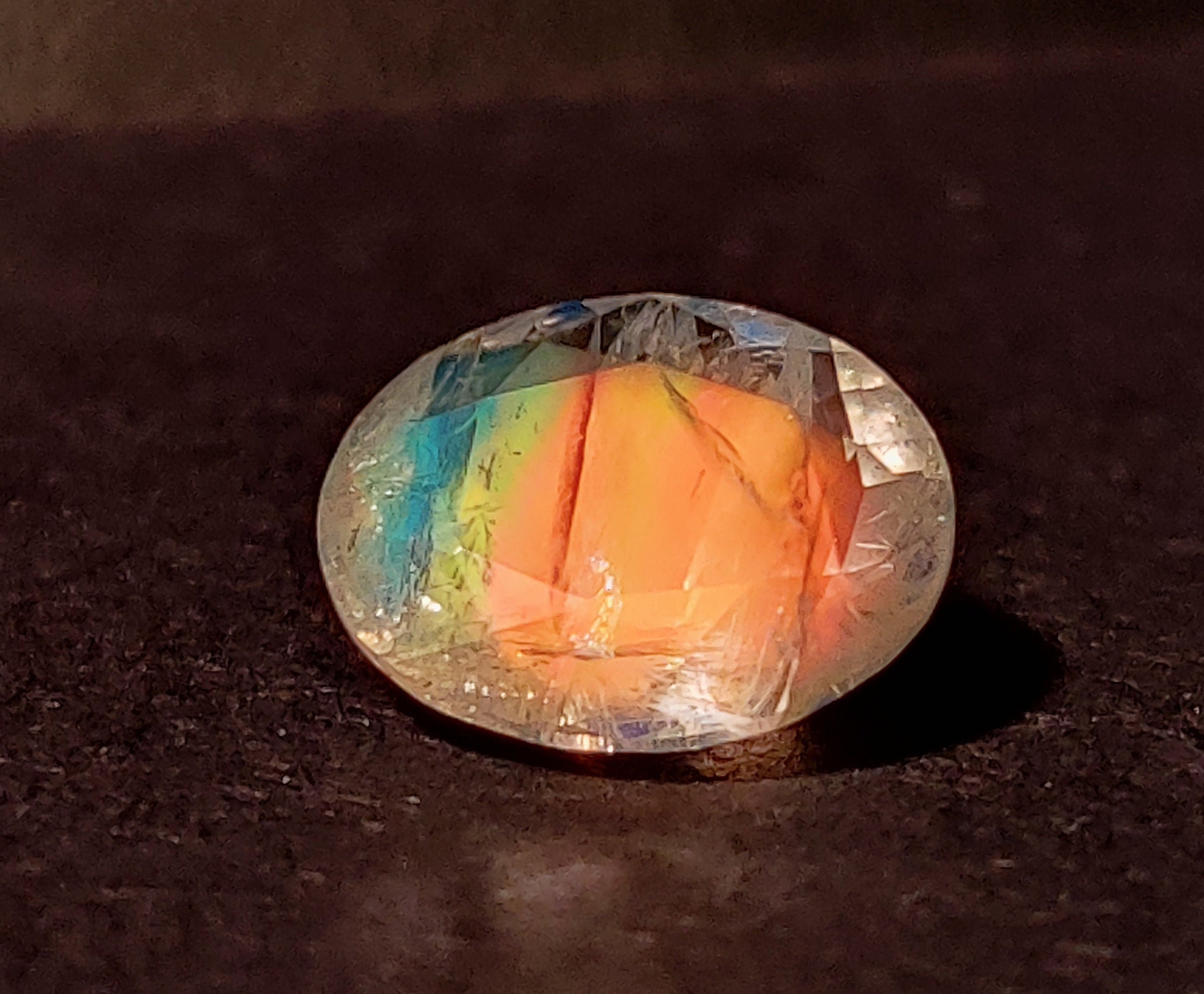 Regenbogen Labradorit Andesine Mehrfarbiger auffälliger | Etsy