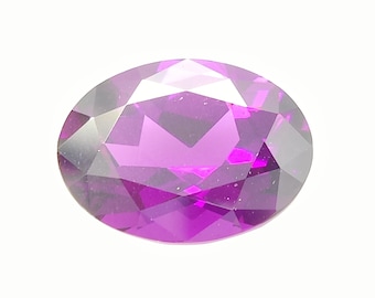 Oval Rhodolite Garnet Loose Gemstone, 7.13 Carat