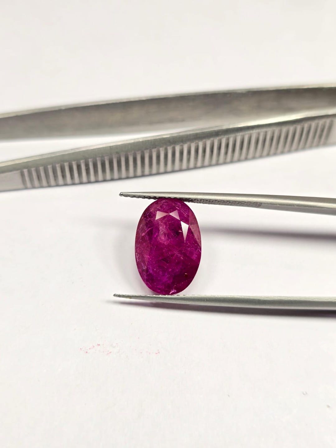 Red Pigeon Blood Ruby 6.53 Cts Oval Faceted Cut | 100% Natural Red Ruby ...