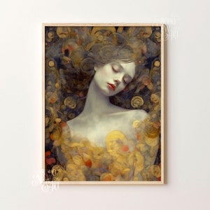 Gustav Klimt Styles Prints  -Klimt Style Poster, Gustaw Klimt Exhibition Poster, Art Nouveau Prints, Digital Art Print, Museum Poster