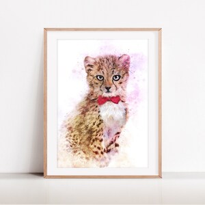 Safari Animal Nursery, Baby Cheetah Print, Animal Art, Cheetah Art, Baby Animal, Safari Print, Safari Nursery, Cheetah Cub, Nursery Art