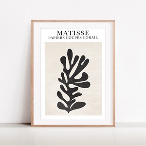 Matisse Wall Art, Matisse Poster,  Abstract Printable Wall Art, Exhibition Poster, Vintage Gallery Wall Decor, Botanical Art
