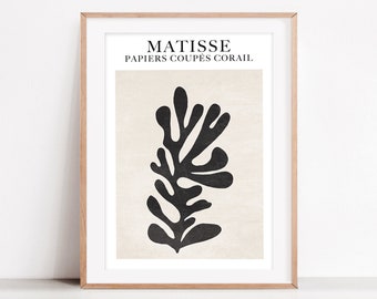 Matisse Wall Art, Matisse Poster,  Abstract Printable Wall Art, Exhibition Poster, Vintage Gallery Wall Decor, Botanical Art