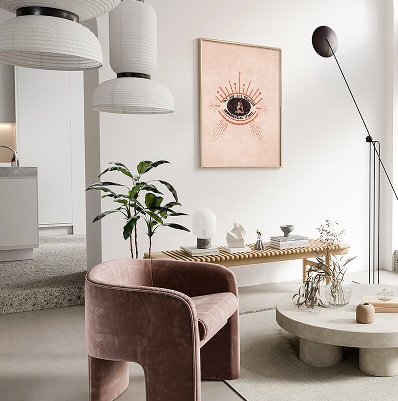 You Are the Universe Poster Experiencing Itself Digital Etsy