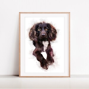 Nursery Puppy Decor, Beautiful Puppy Print, PRINTABLE, Baby Girl Room Decor, Baby Dog Wall Art, Kids Room Prints, Digital Download