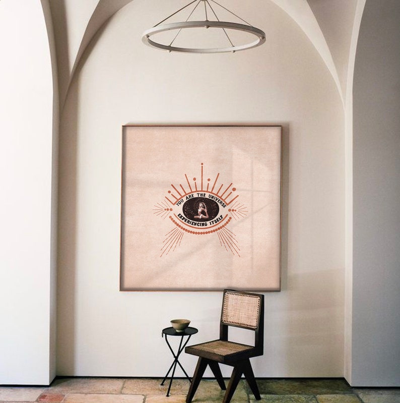 You Are the Universe Poster Experiencing Itself Digital Etsy