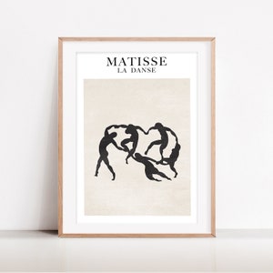 Matisse Poster, Matisse Art Print, Black Matisse Dance Poster, Matisse La Danse, Matisse Wall Art, Matisse Print Digital Download