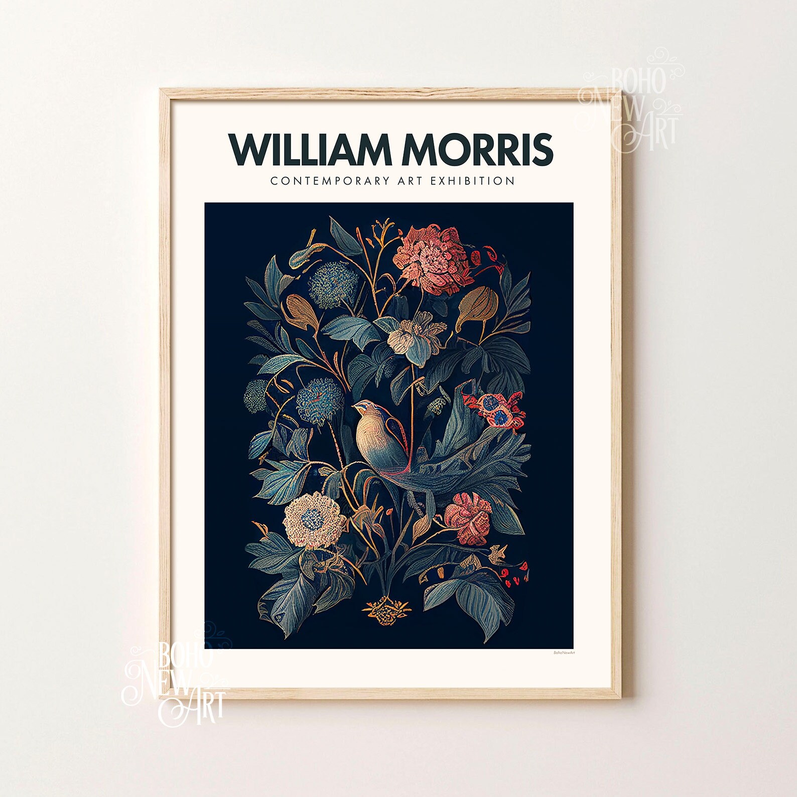 Set of 6 William Morris Poster Print, Art Nouveau Print, Exhibition ...