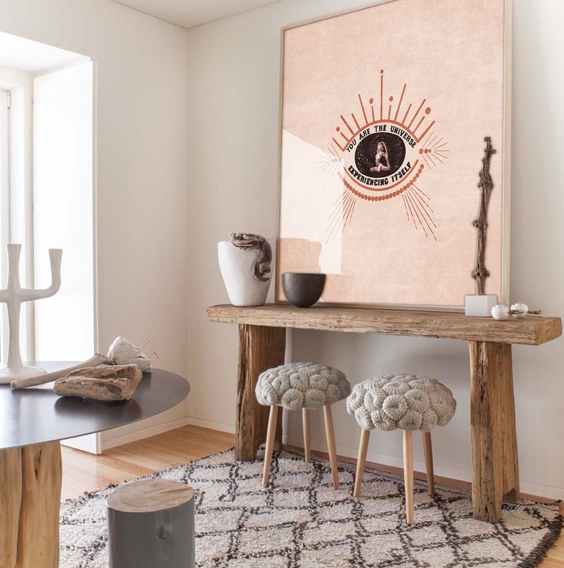 You Are the Universe Poster Experiencing Itself Digital Etsy