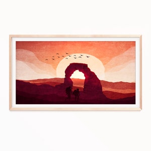 Frame TV Art, ARCHES National Park Digital Wallpaper Art For Frame TV, Travel Frame Art, Landscape Digital Frame Art, Digital Download