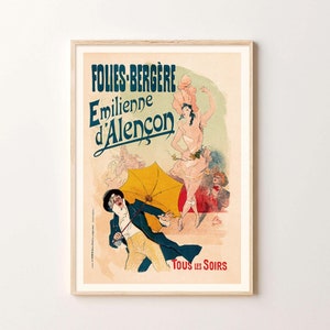 Vintage Style Poster by Cheret Jules - Home decor - Poster - Printable Wall Art - Vintage Wall Decor - Office Decor - Digital Download