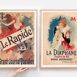 Vintage Style Gallery Wall Art Set by Cheret Jules - Home decor - Poster - Printable Wall Art - Vintage Wall Decor - Office Decor - Digital