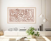 Samsung Frame TV Art, Line Art Digital Print, Wallpaper Art for Samsung, Modern Frame Art, Abstract Digital Frame Art, Digital Download Art